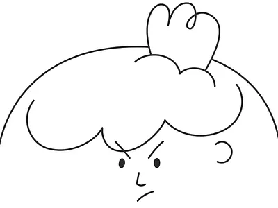 Fat and angry but still cute angry character cute design face girl graphic design grumpy icon illustration line symbol vector