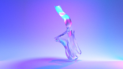 Movement 3d abstract blender deform design glass motion movement space