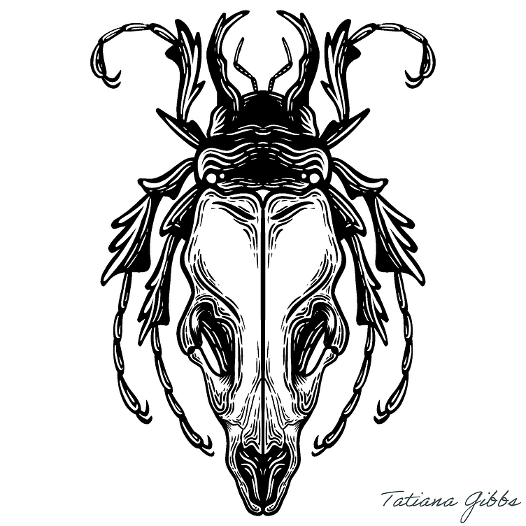 Skull Bugs by Tatiana Gibbs on Dribbble