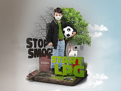 Stop Smog! Start LPG clean modern ui uiux ux www