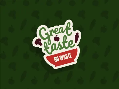 Logo Design - Food Waste betterliving branding design earthfriendy eco food foodwaste graphic design illustration logo nowaste typography vector
