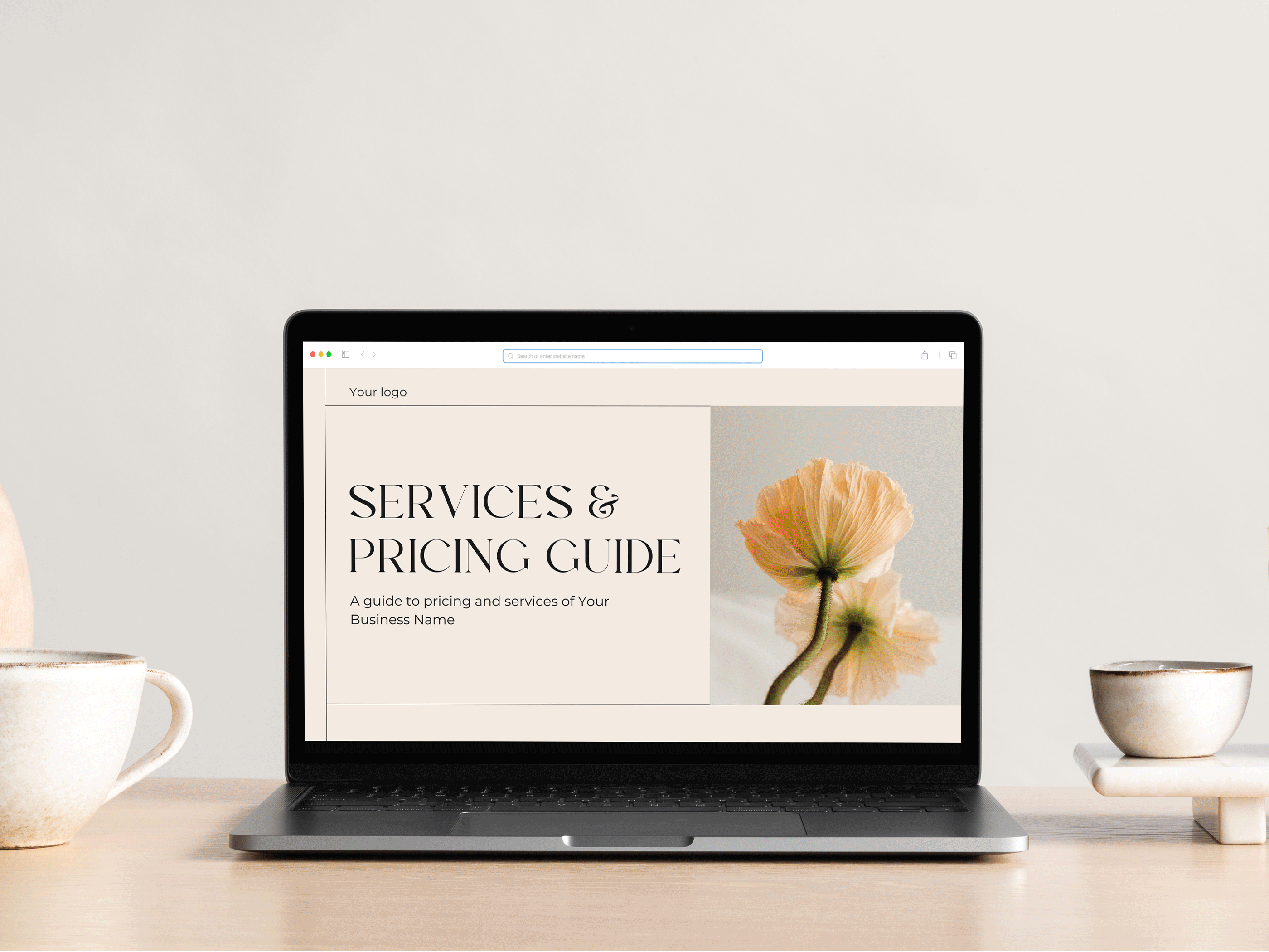 HUDSON Services and Pricing Guide canva canva template graphic design presentation price guide price list service guide