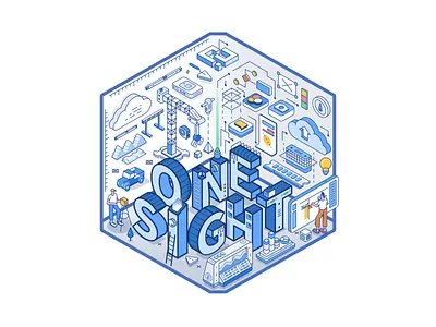 onesight illustration branding graphic design illustration vector