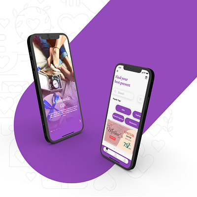 Gift App animation app bakery behance branding design dribbble figma food gift graphic design icon illustration instagram logo typography ui uiux ux vector