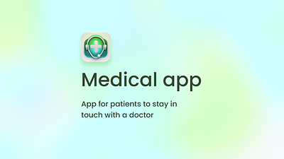 Medical app app design ui ux