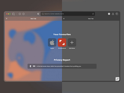 Safari Apple Browser Interface Design animation branding design figma graphic design illustration logo motion graphics safari ui uiux ux vector