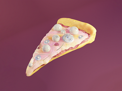 Pizza! 3d blender pizza