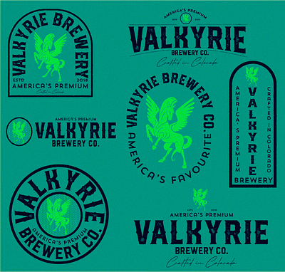 Valkyrie Craft Brewery branddesign brandidentity branding creativelogo design dribbble graphic design icondesign illustration inspiration logo logodesign logomark logos logotype minimal typography vector