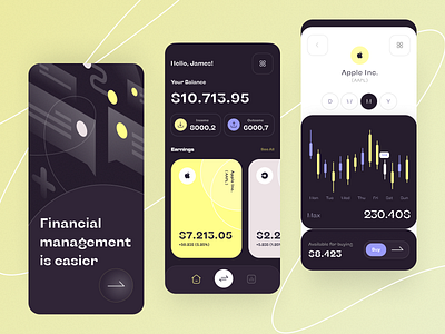 Finance service - Mobile app app app design bank banking finance finance app fintech fintech app mobile app mobile app design mobile design mobile ui