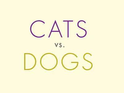 Cats VS. Dogs 3d cinema4d motion design