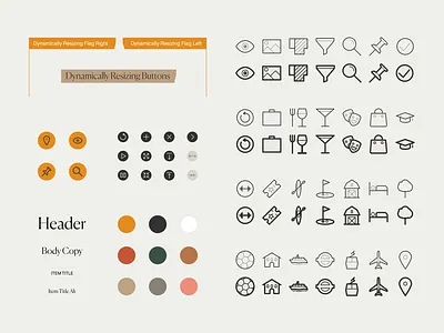 Property App UI app colors colours icons property type styles ui