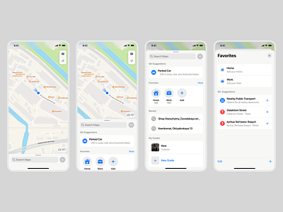 Apple Maps apple design ios maps mobile ui