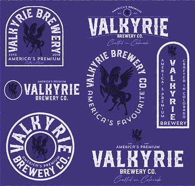 Valkyrie Brewery co brandidentity branding design dribbble graphic design inspiration logo logodesign logomark logos typography vector