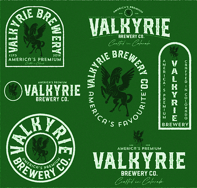 Valkyrie Brewery 3d brandidentity branding design dribbble graphic design illustration inspiration logo logodesign logomark logos logotype typography vector