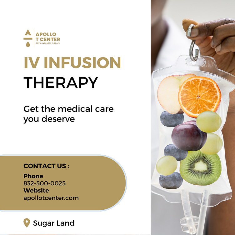 IV Infusion Therapy Sugar Land by Apollo T Center on Dribbble