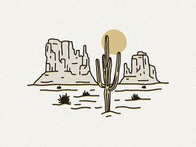 Adventure view adventure branding cactus design graphic design hand drawn illustration line work logo t shirt tattoo travel vector