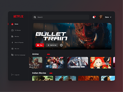 Netflix | Redesign design designinspiration ui webdesign