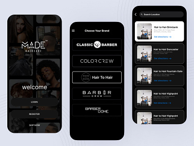 Made Salon App design graphic design logo made app motion graphics ui