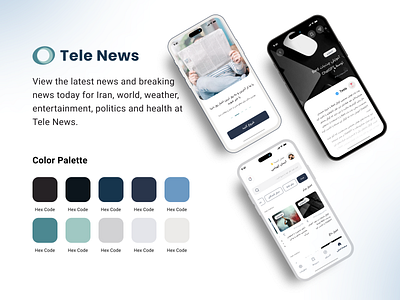 News App app graphic design ui ux