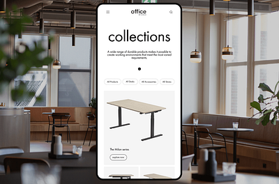 Office by Kisch | Brand touch-up & Digital Presence 3d design ui website