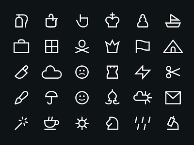 More MNML icon line lineart pictogram stroke symbol