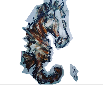 Sea-Horse animation branding graphic design logo