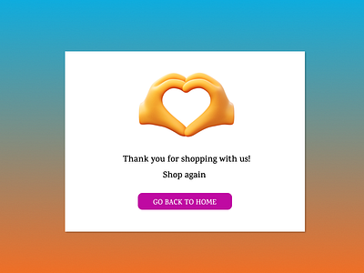 Thank You 077 app branding dailyui design thank you ui ux