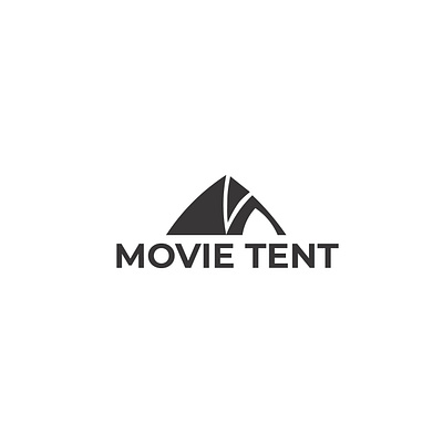 Movie Tent Logo & Mockups brand identity branding design graphic design illustration logo vector