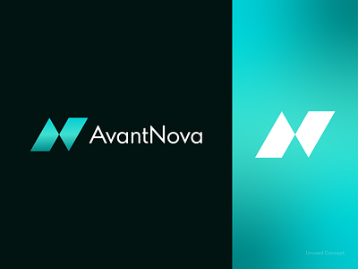 AN Logo Design for AvantNova 3d branding creative cutting edge development disruptive evolution forward thinking futuristic graphic design innovation logo logo design pioneering progress technology typography ui unconventional ux