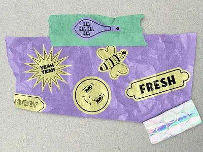 Retro Sticker Pack 90s branding clipart creative market cute design graphic design illustration mascot nostalgia retro retro sticker pack smile vector y2k