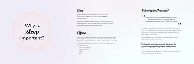 Why is sleep important? design figma graphic design instagram post design