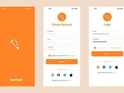 Daily UI #001 • Sign Up branding challenge dailyui design figma sign up ui uidesign uiux web design