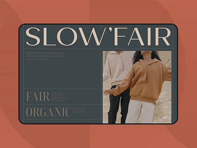 Slowfair — Visual Identity brand design branding collection design fashion graphic design home page ipad landing landing page logo sustainability sustainable sustainable fashion visual identedy web web design