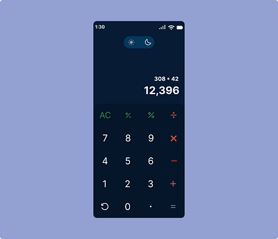 Calculator Design app design ui ux