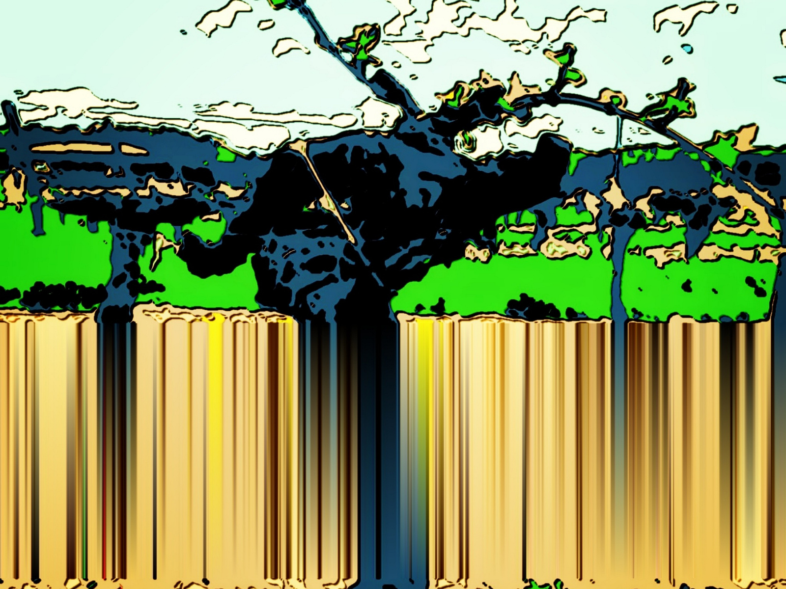 Vines Abstract Art Painting!!!!! by ROQUES on Dribbble