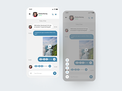 Socially - Chatting Mobile App (Floating Button) app button chat floating mobile ui uiux