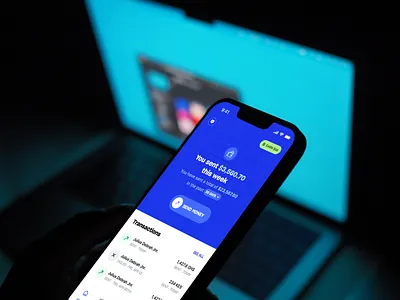 Simple payment app home app fintech payments