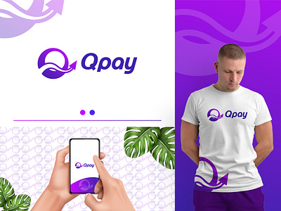 Qpay Logo Design 3d animation app branding design flat graphic design icon illustration illustrator logo logo design minimal motion graphics typography ui ux vector web website