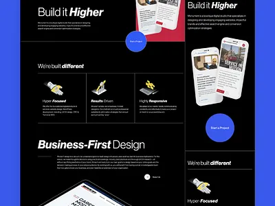 Monument Studio Agency Website Design design graphic design ui web website
