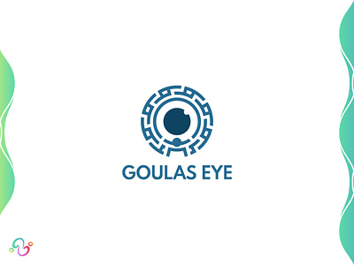 Goulas Eye Logo (2023) atlas brand design brand designer doctor eye goulas eye greek health hospital logo design logo designer logo idea logo inspiration logo project logomark logotype medical ophtalmologist usa zzoe iggi