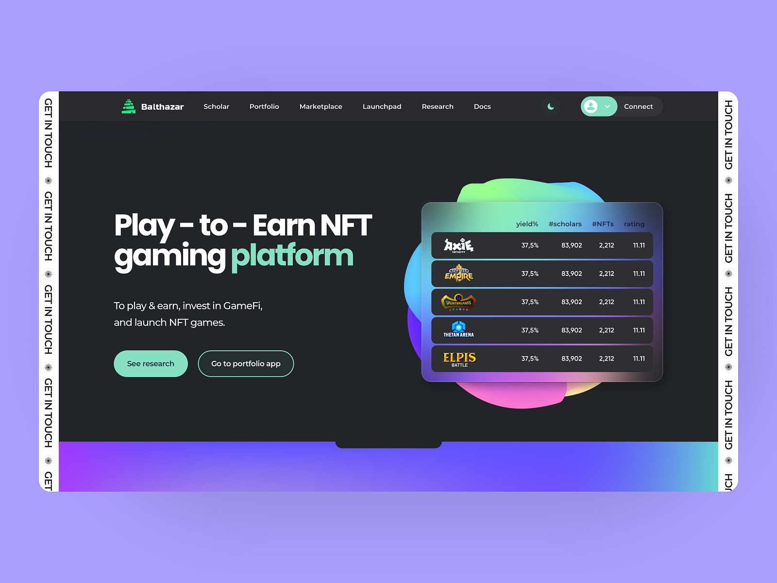 NFT Launchpad by Igor Kim on Dribbble