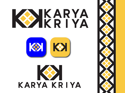 Karya Kriya | Logo Design brand identity branding design furniture furniture logo graphic design handmade home accessories home accessories logo illustration logo logo branding logo design logo identity logos vector