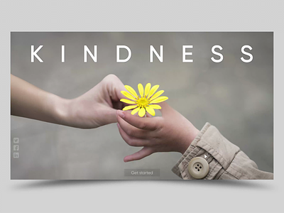 Kindness - Donate Platform Website animation donate figma flower graphic design motion graphics ui ux website