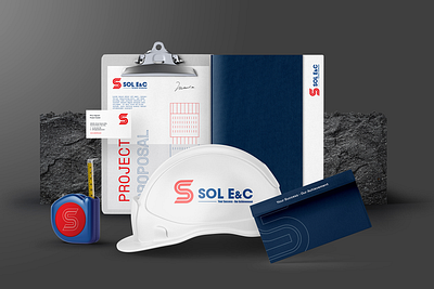 SOL E&C - Brand Identity brand guideline branding brochure design graphic design identity logo