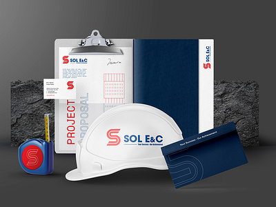 SOL E&C - Brand Identity brand guideline branding brochure design graphic design identity logo