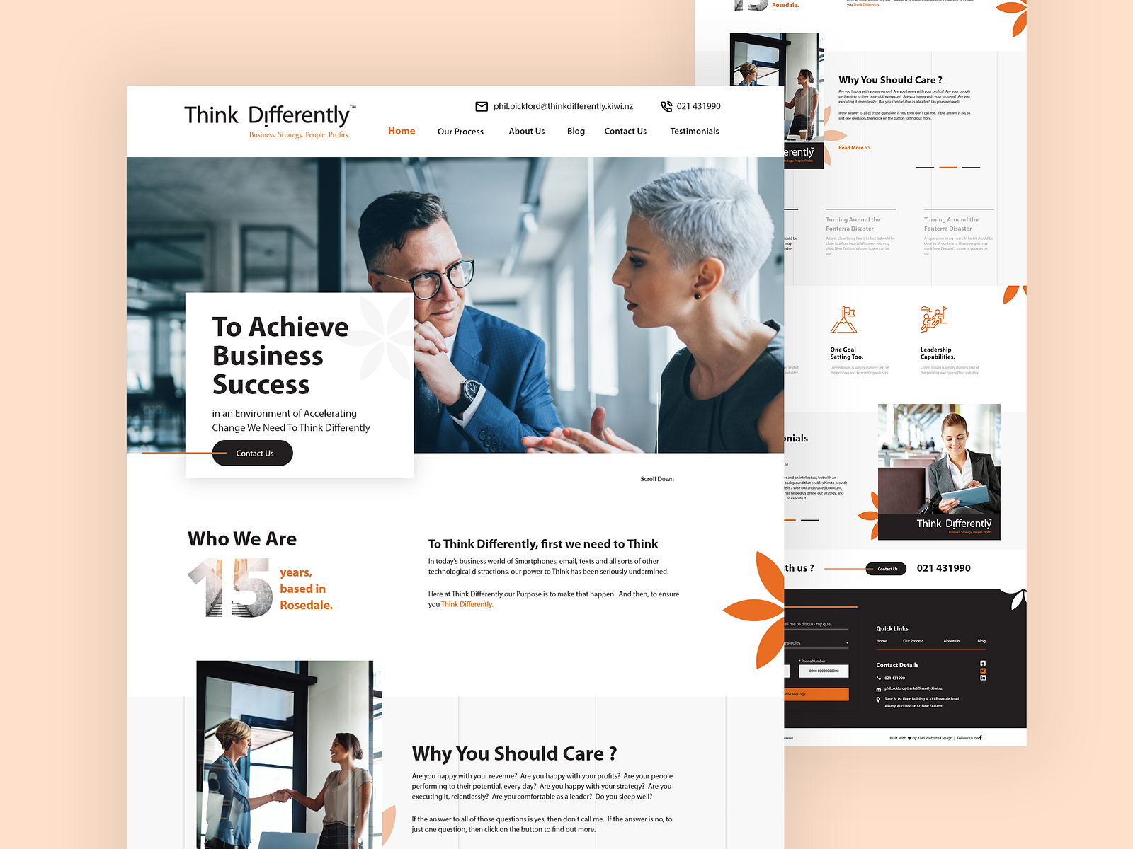 Business Consultation Website Design by Muhammad Saad Shakeel on Dribbble