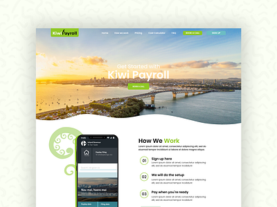 Payroll Application Website application interaction design mobile ui ux website design