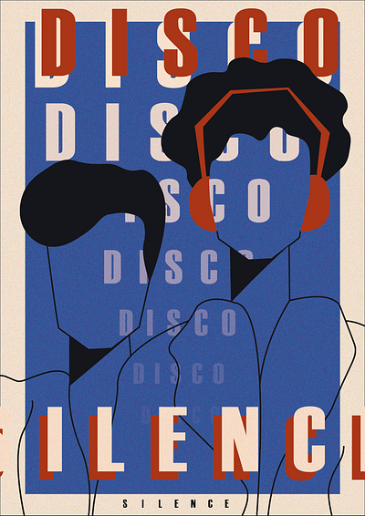 Poster DISCO design graphic design
