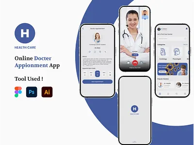 Docter appointment app animation app design design docter docter appointment ecommerce graphic design healty illustration medical medical app online appointment app online booking ui ui design