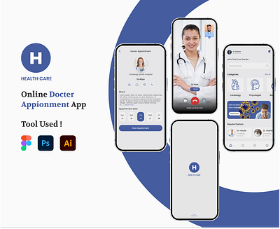 Docter appointment app animation app design design docter docter appointment ecommerce graphic design healty illustration medical medical app online appointment app online booking ui ui design